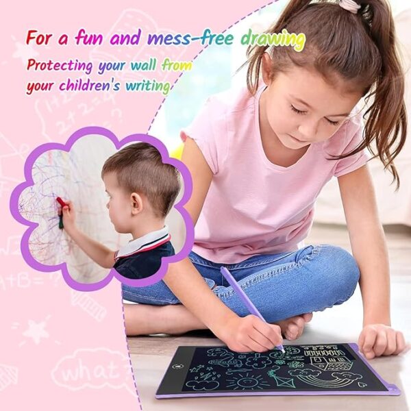 8.5 Inch LCD Writing Tablet, Colorful Doodle - Image 2