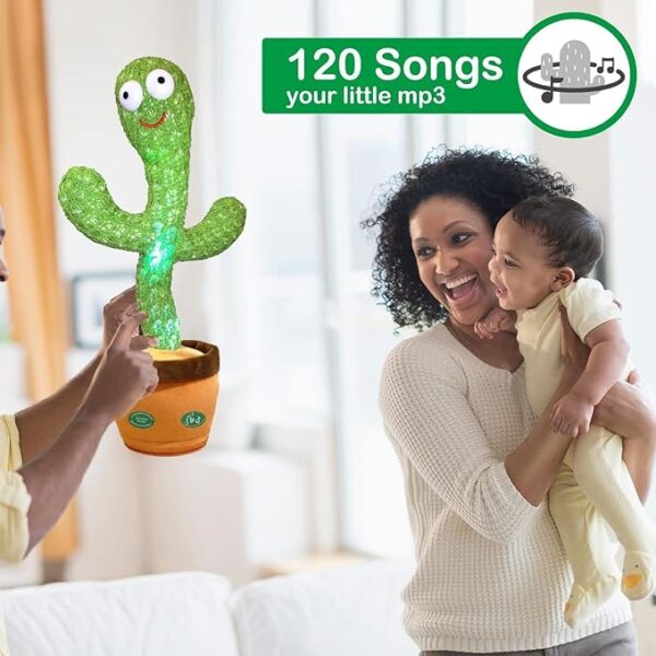 LIMITED TIME OFFER!! Dancing and Talking Cactus fun toy for manu babies - Image 2