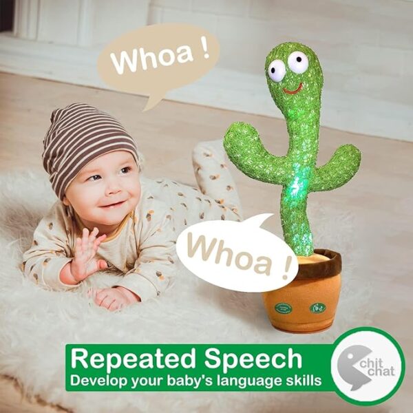 LIMITED TIME OFFER!! Dancing and Talking Cactus fun toy for manu babies