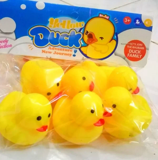 Small Rubber Duck Water Play Friend For Kids PACK OF 6