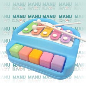 Xylophone + Piano 2 in 1 Musical Instrument for Manu babies